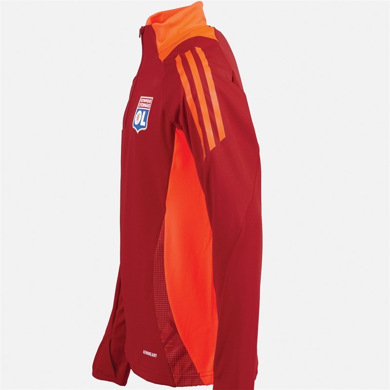 adidas Junior Drenge OL Olympique Lyon træningsbluse Team Power Red 2 - Billede 4