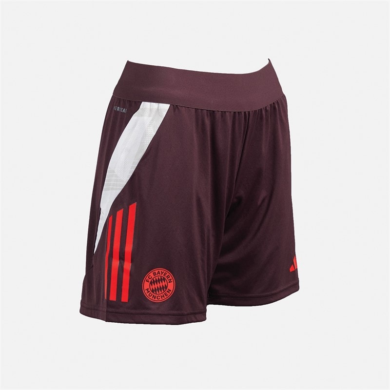 adidas Kvinder FCB FC Bayern München træningsshorts Shadow Maroon/Rød - Billede 4
