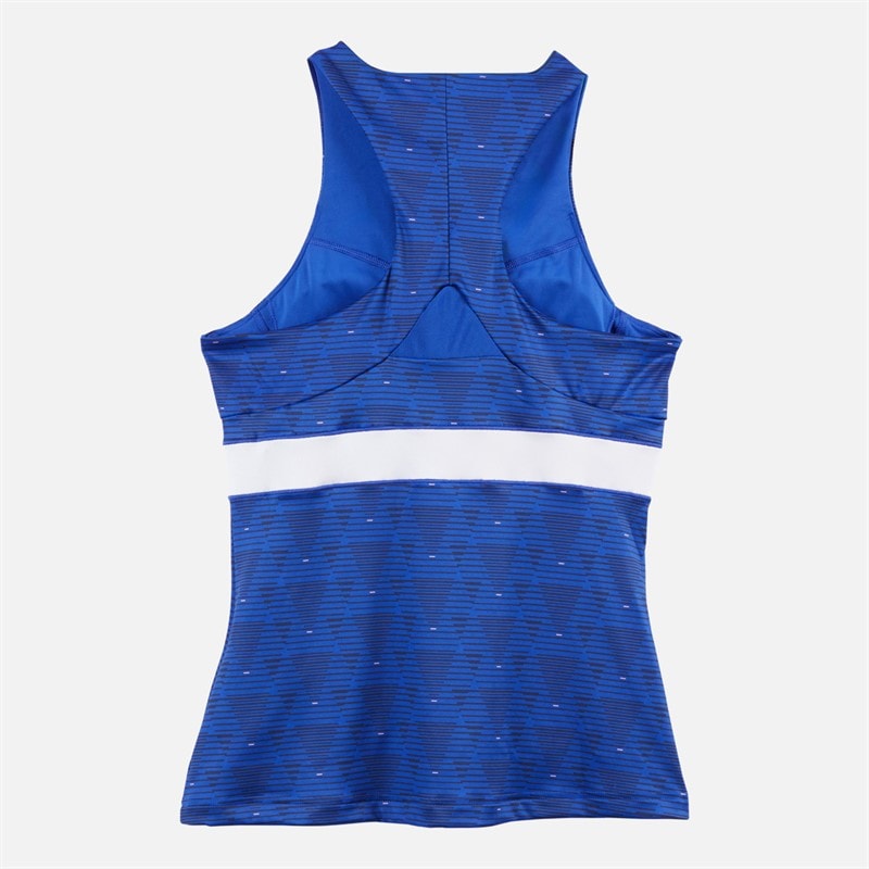 adidas Dame Y-Tank Heat.Rdy Trænings T-shirt Semi Lucid Blue/Hvid - Billede 2