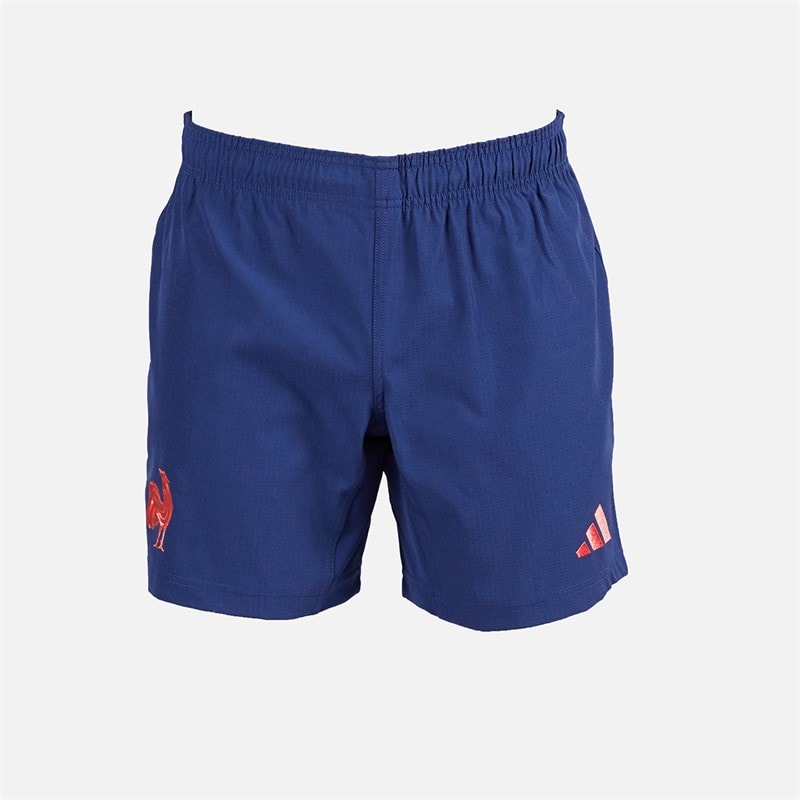 adidas Herre FFC Frankrig Rugby Ude Bukser Dark Blue - Billede 1