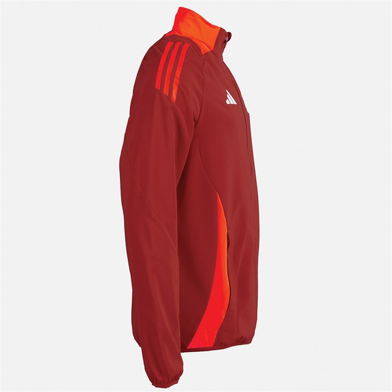 adidas Herre OL Olympique Lyon Præsentationsjakke Team Power Red 2 - Billede 2