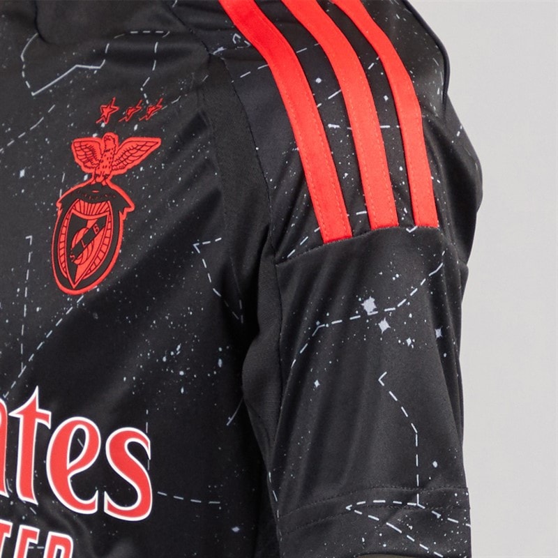 adidas Junior Drenge SLB Benfica 24/25 udebanetrøje Sort - Billede 3