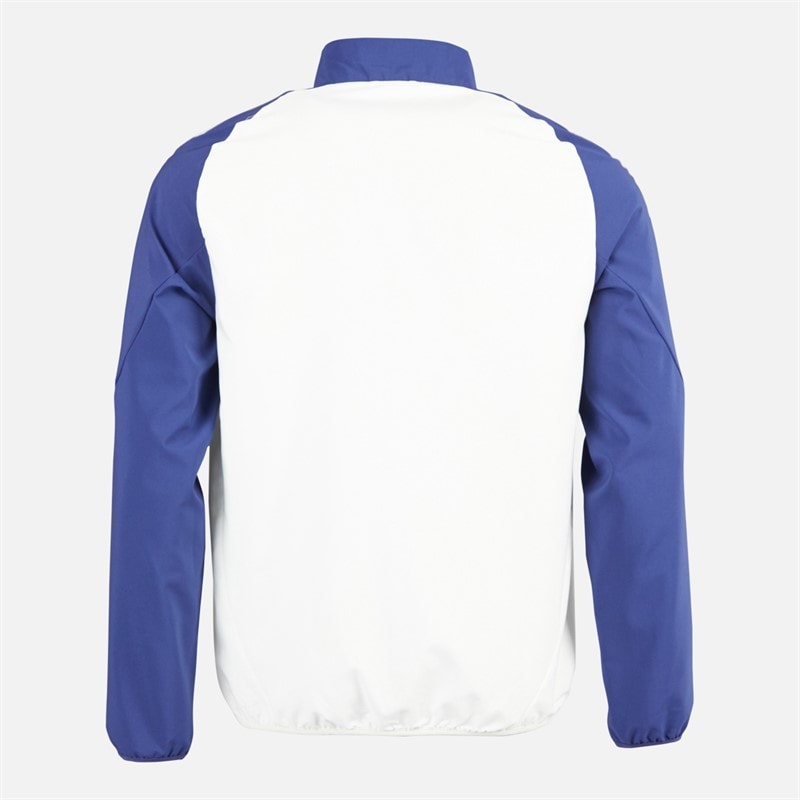 adidas Herre OL Olympique Lyon Præsentationsjakke White Tint/Midnight Indigo/Bright Red - Billede 2