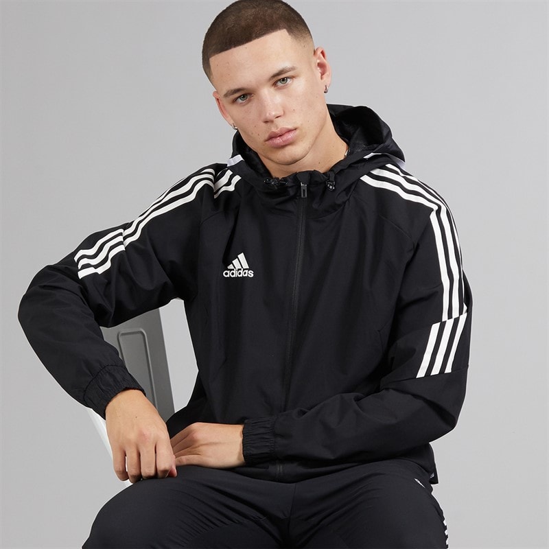 adidas Herre Condivo 22 Vejrjakke Sort - Billede 1