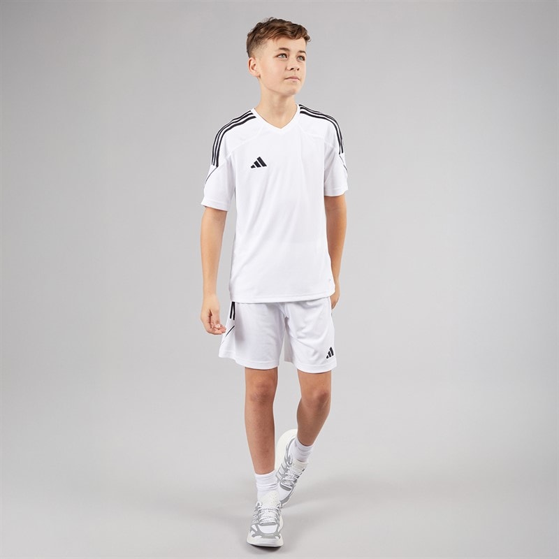 adidas Børn Junior Tiro 23 League Shorts Hvid/Sort - Billede 4