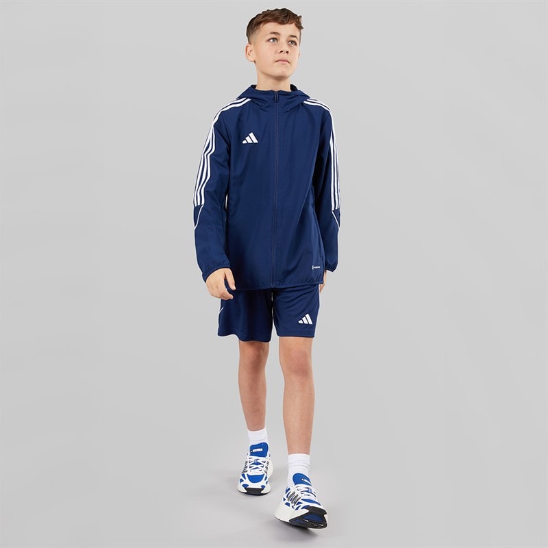 adidas Junior Tiro 23 League Vindjakke Team Navy Blue - Billede 4