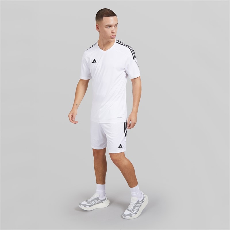 adidas Herre Tiro 23 League Shorts Hvid/Sort - Billede 4