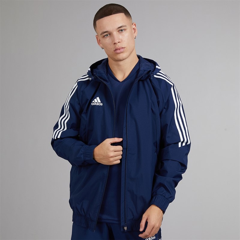 adidas Herre Condivo 22 Vejrjakke Team Navy Blue - Billede 1