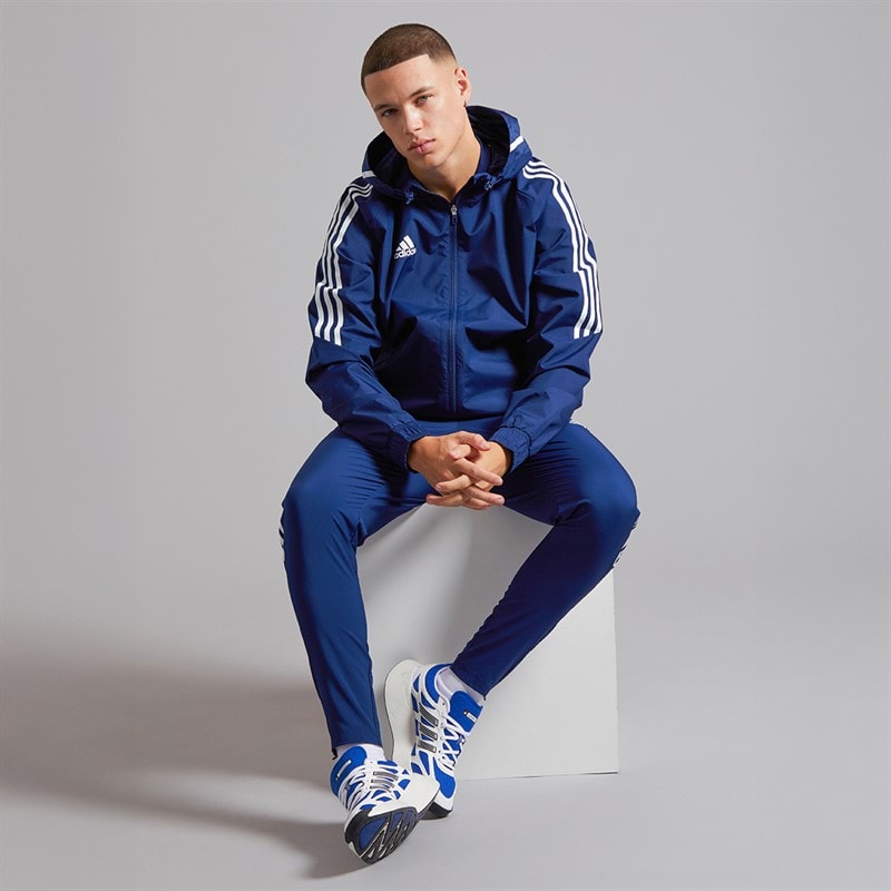adidas Herre Condivo 22 Vejrjakke Team Navy Blue - Billede 4