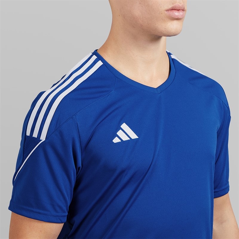 adidas Herre Tiro 23 League T-shirt Team Royal Blue/Hvid - Billede 3