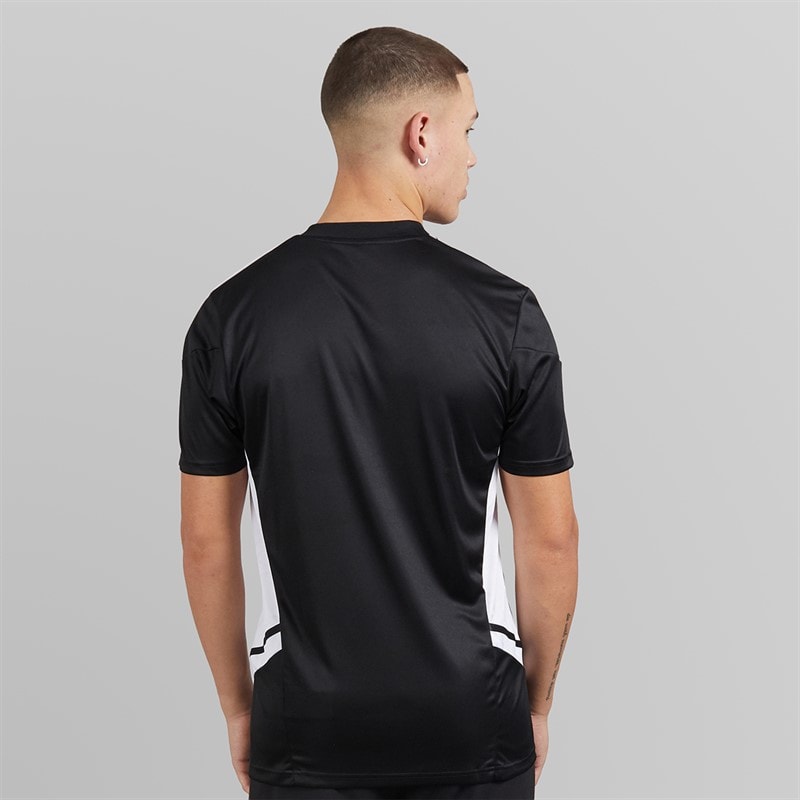 adidas Herre Condivo 22 T-shirt Sort/Hvid - Billede 2
