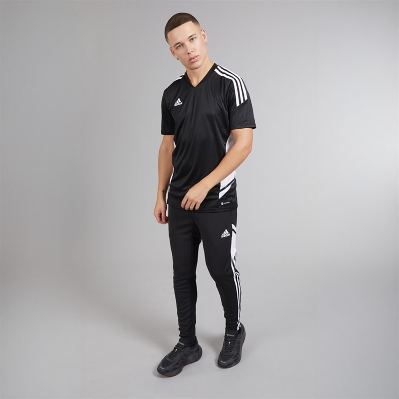 adidas Herre Condivo 22 T-shirt Sort/Hvid - Billede 4