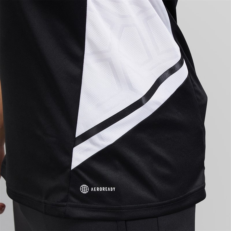 adidas Herre Condivo 22 T-shirt Sort/Hvid - Billede 5