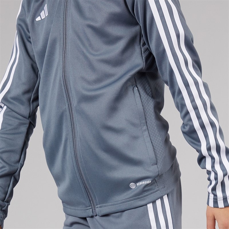 adidas Junior Tiro 23 League Træningsjakke Team Onix - Billede 3