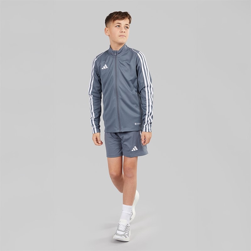adidas Junior Tiro 23 League Træningsjakke Team Onix - Billede 4