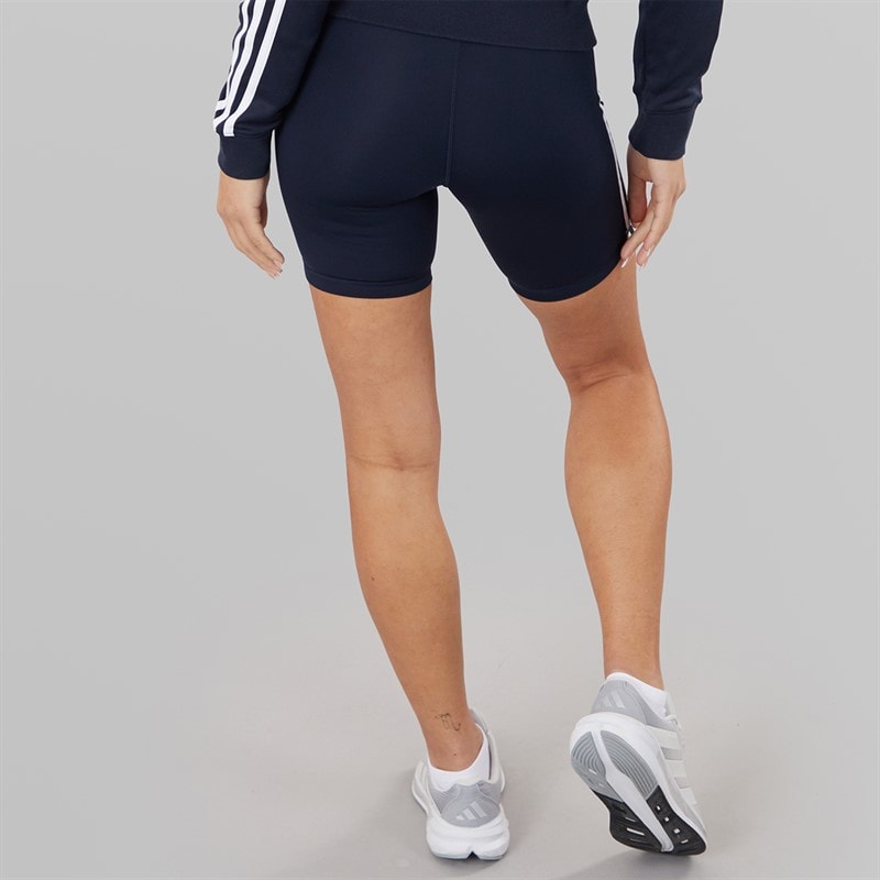 adidas Dame Training Essentials 3-Stripes Højtaljede Shorts Legend Ink - Billede 2