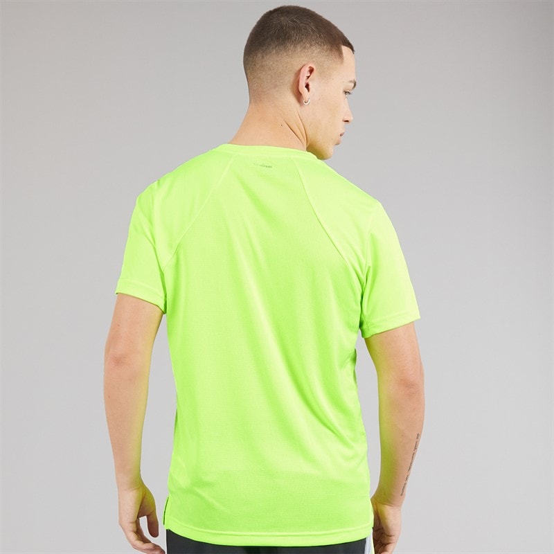 adidas Herre Tech Beklædning Farveblok Trænings T-shirt Lucid Lemon - Billede 2