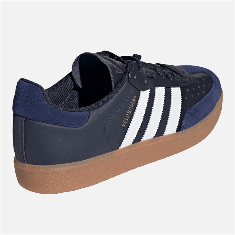 adidas Herre Velosamba Læder Cykelsko Legend Ink/Cloud White/Dark Blue - Billede 3