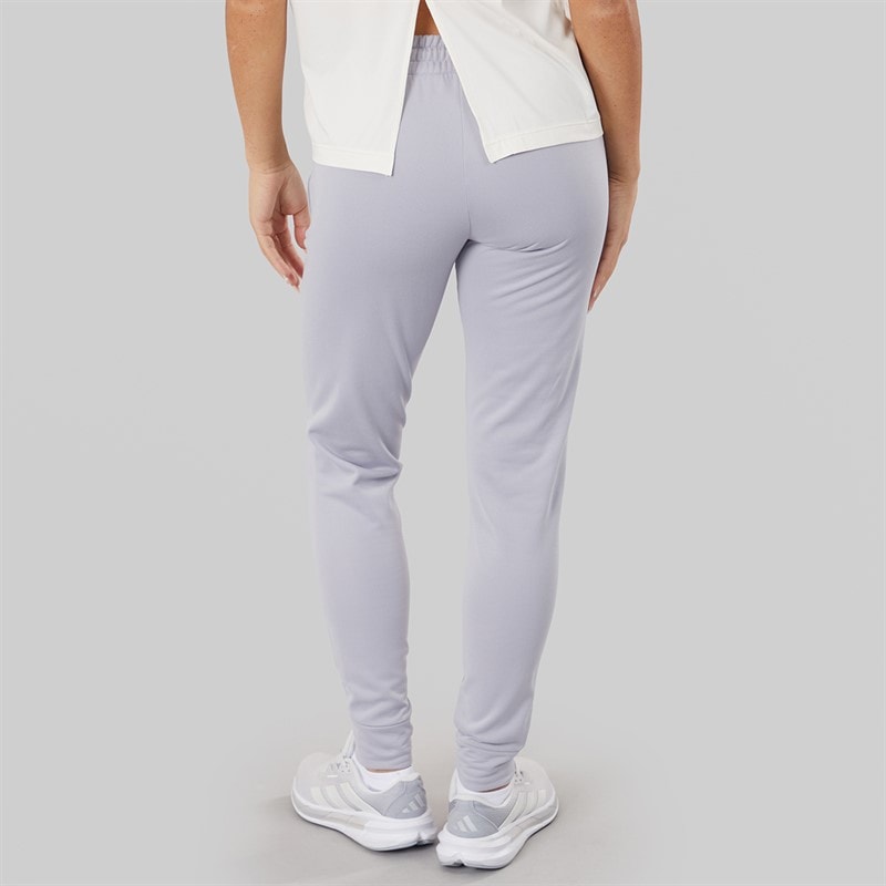 adidas Dame Aeroready Game And Go Tapered Fleece Joggebukser Gloy Grey/Hvid - Billede 2