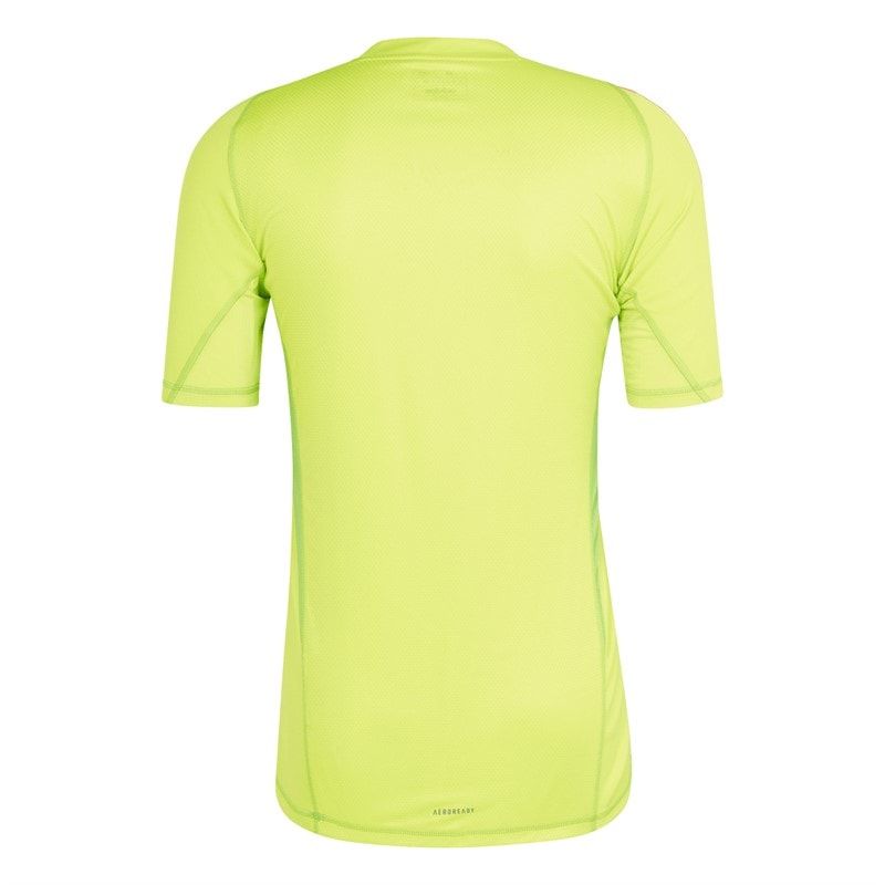 adidas Herre Tiro 24 Pro Målmands T-shirt Semi Solar Yellow - Billede 2
