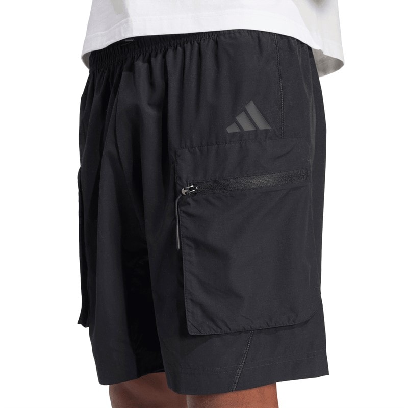 adidas Herre City Escape Vævede Shorts Sort - Billede 4