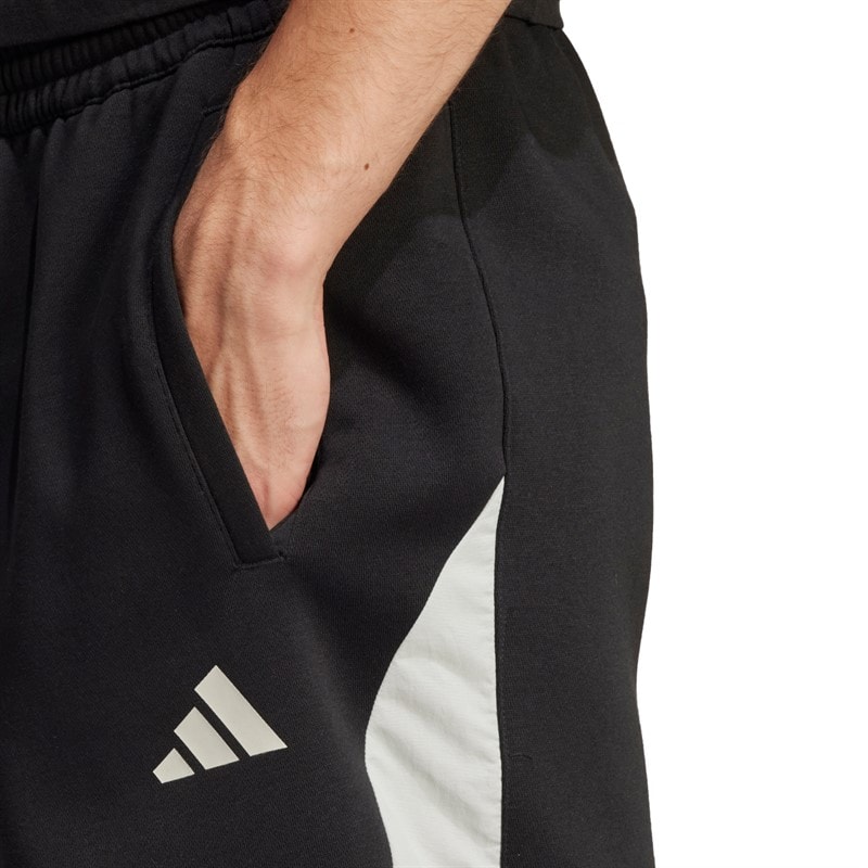 adidas Herre Sæsonens Nødvendigheder Farvekontrast Shorts Sort - Billede 4