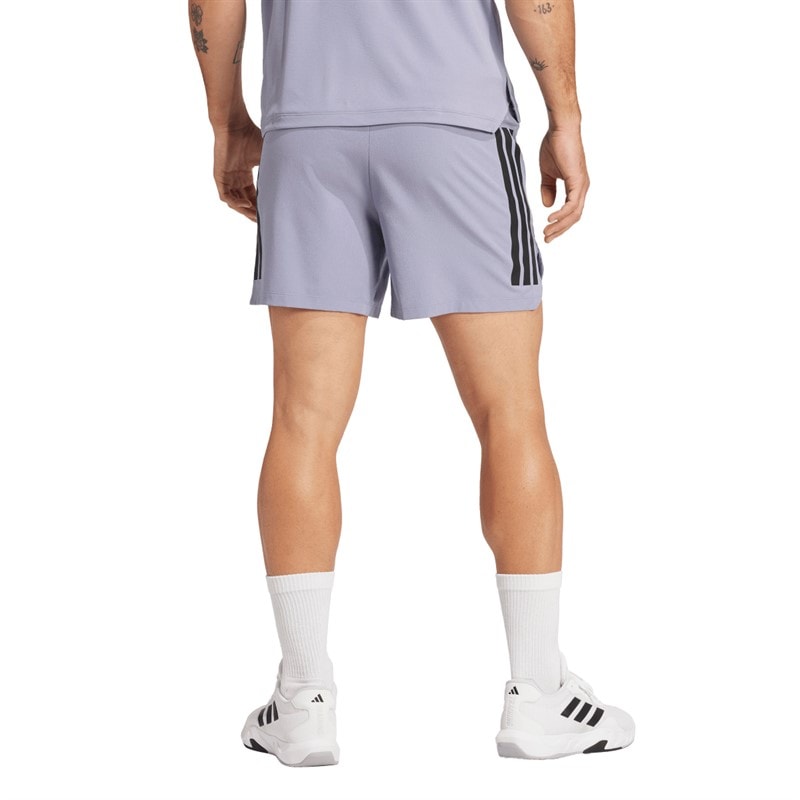 adidas Herre Primelift 3 Stripes Shorts Silver Violet - Billede 2