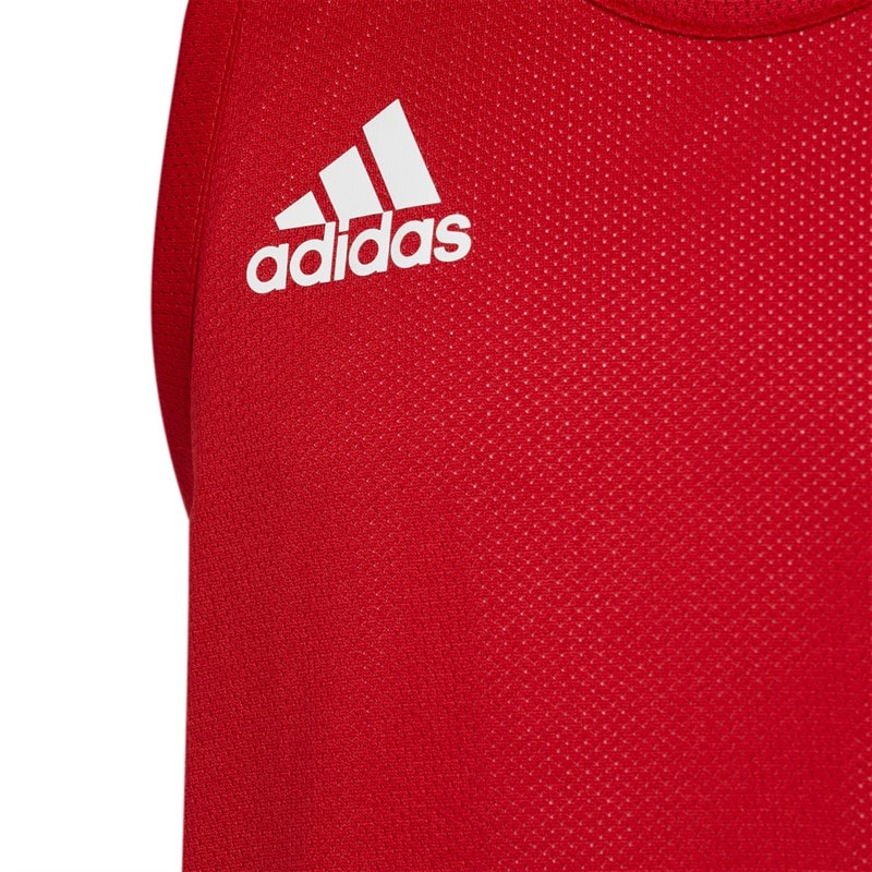 adidas Junior 3G Speed Vendbar Basketball Trøje Power Red/Hvid - Billede 3