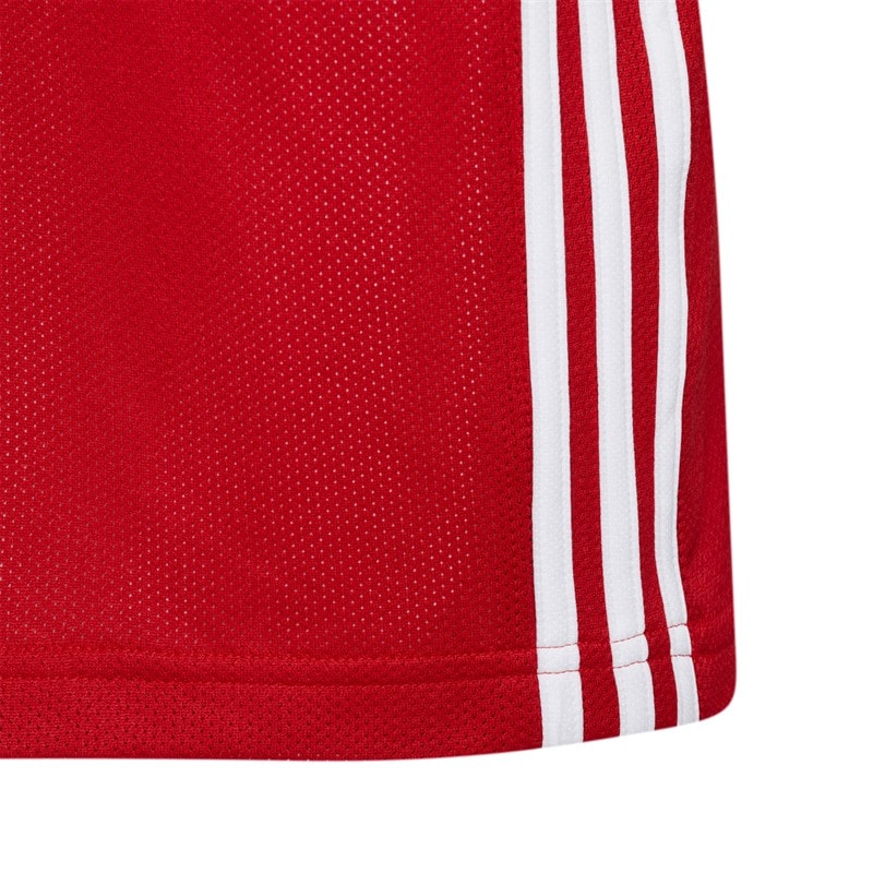 adidas Junior 3G Speed Vendbar Basketball Trøje Power Red/Hvid - Billede 4