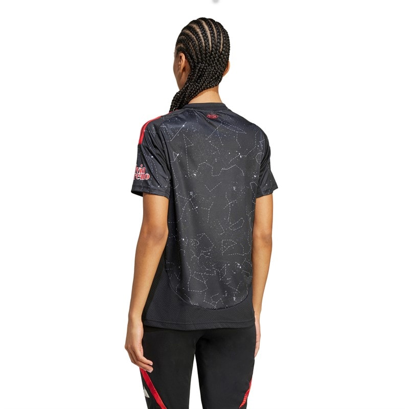 adidas Dame SLB Benfica 24/25 ude trøje Sort - Billede 2