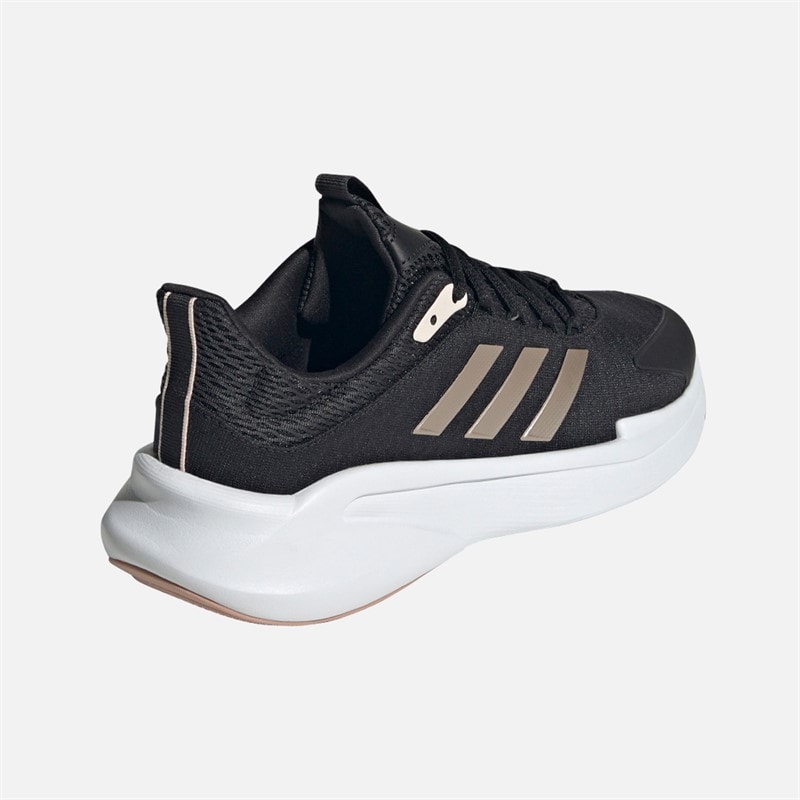 adidas Dame Alphaedge+ Træningssko Core Black/Champagne Met/Carbon - Billede 3
