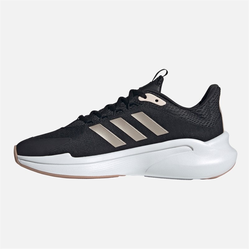 adidas Dame Alphaedge+ Træningssko Core Black/Champagne Met/Carbon - Billede 5