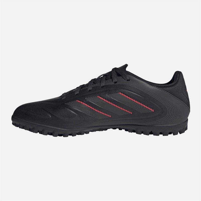 adidas Herre Copa Pure 3 Club TF Astro Fodboldstøvler Core Black/Carbon/Lucid Red - Billede 5