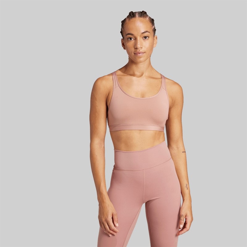 adidas Dame Alt Mig Basis Let Støtte BH Warm Clay