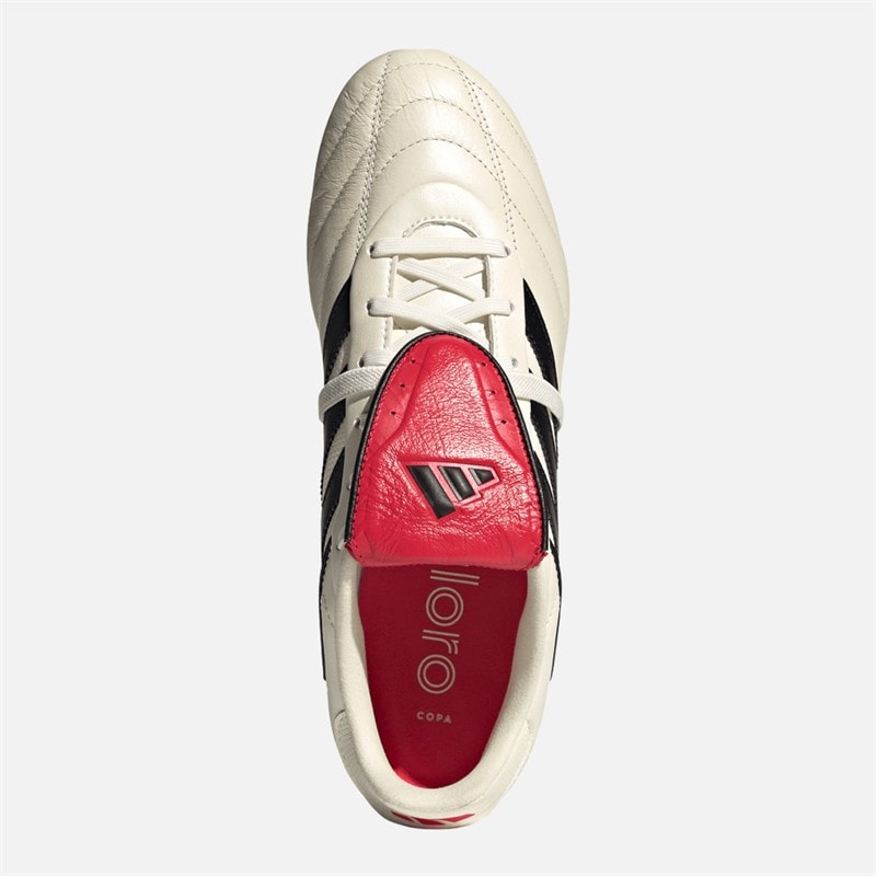 adidas Herre Copa Gloro 2 FG Fast Jord Fodboldstøvler Off White/Core Black/Pure Ruby Off White / Core Black / Pure Ruby - Billede 4