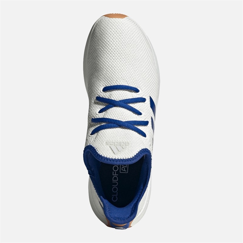 adidas Dame Cloudfoam Pure Træningssko Core White/Royal Blue/Grey One - Billede 4