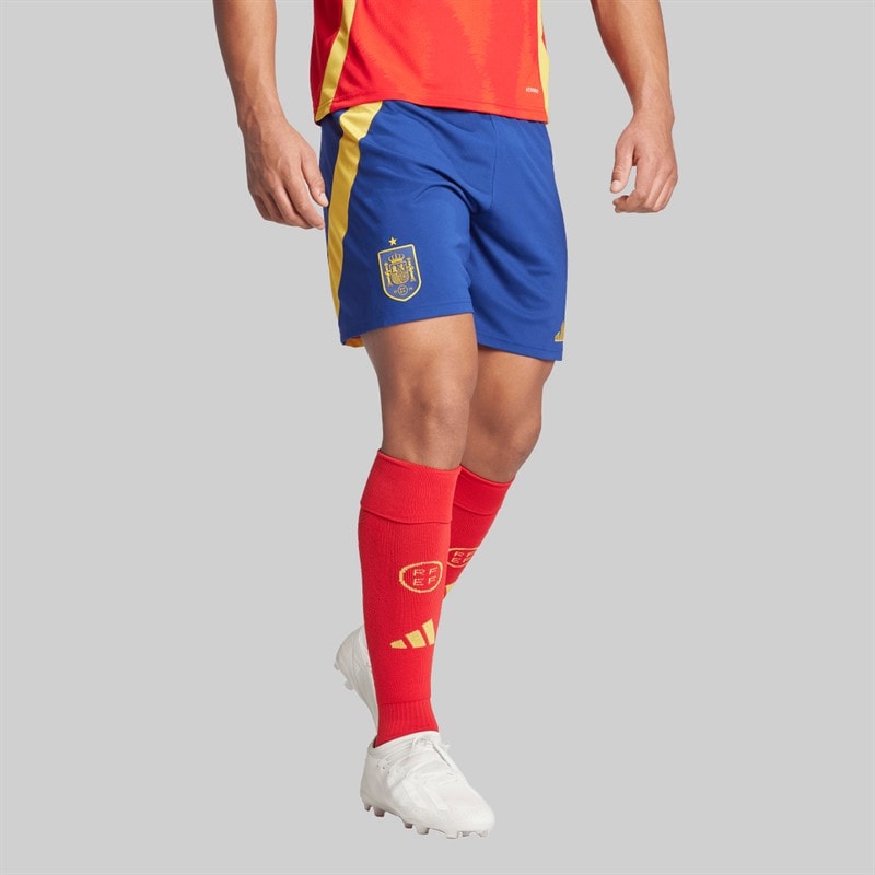adidas Herre FEF Spanien 23/24 Hjemme Shorts Victory Blue