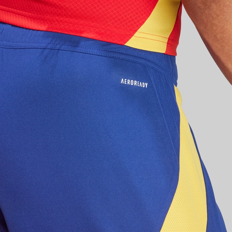 adidas Herre FEF Spanien 23/24 Hjemme Shorts Victory Blue - Billede 4