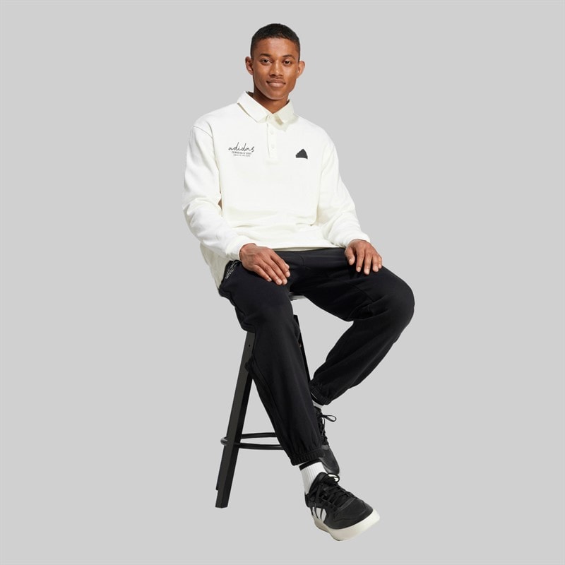 adidas Herre Brand Love French Terry Joggers Sort - Billede 4