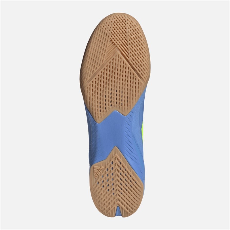 adidas Herre F50 League Indendørs Fodboldstøvler Blue Fusion/Lucid Lemon/Lucid Pink - Billede 2