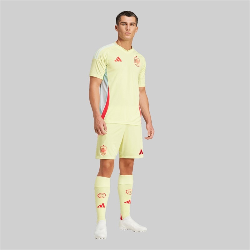 adidas Herre FEF Spanien 24 udebukser Pulse Yellow - Billede 5