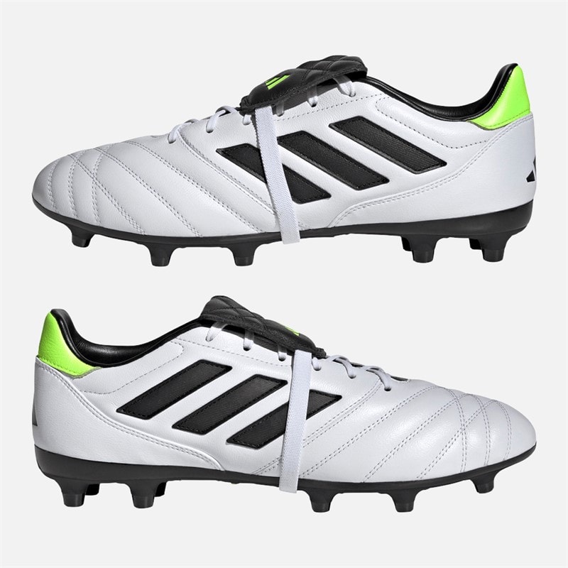 adidas Herre Copa Gloro FG Faste Underlag Fodboldstøvler Cloud White/Core Black/Lucid Lemon - Billede 1