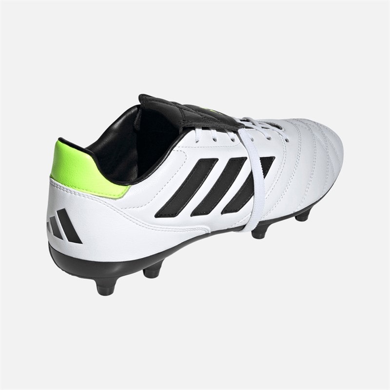 adidas Herre Copa Gloro FG Faste Underlag Fodboldstøvler Cloud White/Core Black/Lucid Lemon - Billede 3