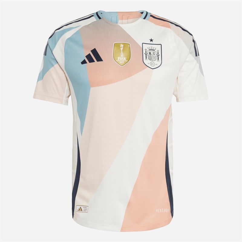 adidas Dame RFEF Spanien 25 (Kvindelandshold) Ægte udebanetrøje Hvid - Billede 1