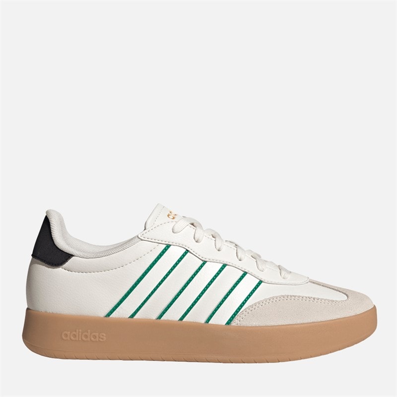 adidas Herre Barreda Sko Core White/Core White/Court Green - Billede 1