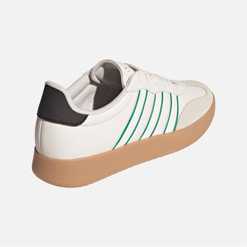 adidas Herre Barreda Sko Core White/Core White/Court Green - Billede 3