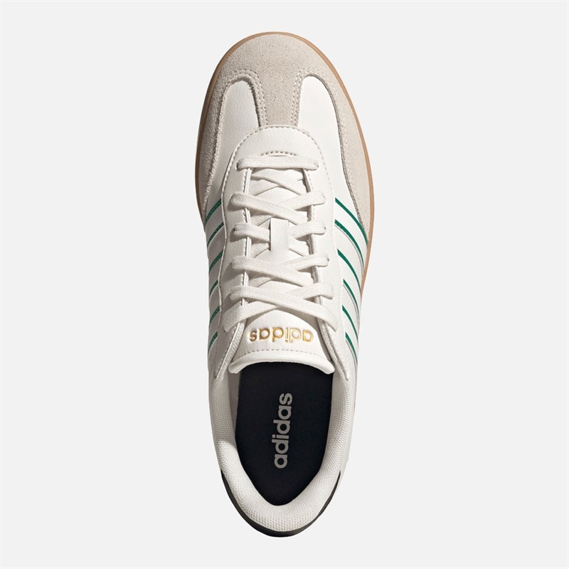 adidas Herre Barreda Sko Core White/Core White/Court Green - Billede 4