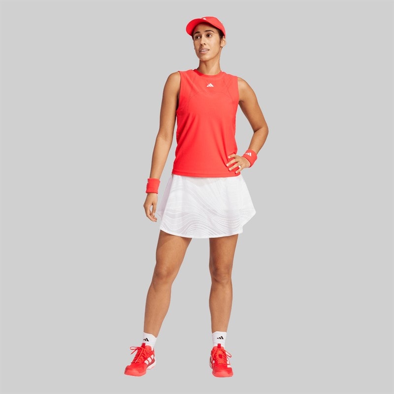 adidas Dame Match Pro Climacool Tennis Tanktop Semi Lucid Red - Billede 5