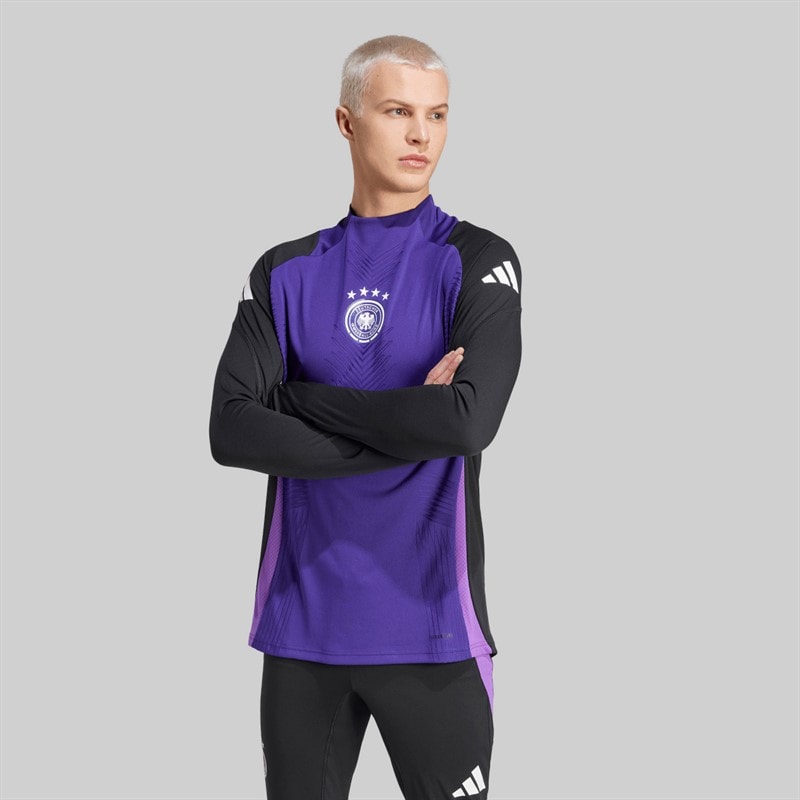 adidas Herre DFB Tyskland Pro Langærmet Trænings Trøje Sort