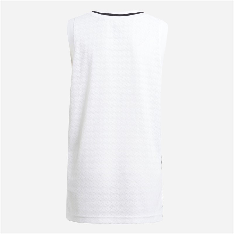adidas Junior RMB Real Madrid 24/25 Hjemme Basketballtrøje Hvid - Billede 2